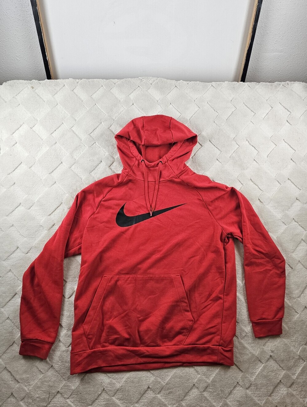 Nike Dri-Fit Pullover Training Hoodie Mens Large Red